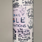 My Daily Bible Affirmation Tumbler 20 oz Hot and Cold Drinks Double Insulated