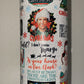 Clark Griswold Funny Glitter Christmas Vacation Tumbler Skinny Retro Cup