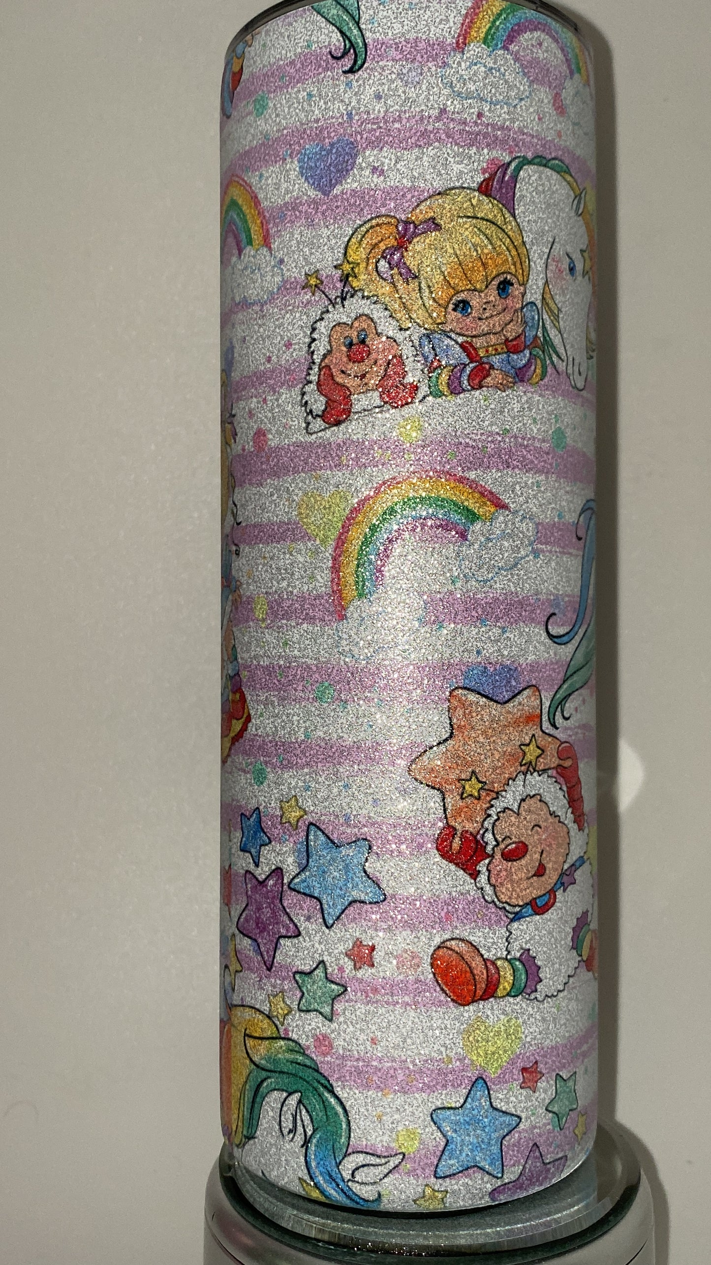 Rainbow Brite 80s Retro inspire 20 oz Hot and Cold Double Insulated Drinking Cup