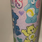 Care Bears GLITTER retro 20 oz tumbler inspired Nostalgic 80s HOT or COLD Water Bottle