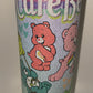 Care Bears GLITTER retro 20 oz tumbler inspired Nostalgic 80s HOT or COLD Water Bottle