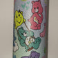 Care Bears GLITTER retro 20 oz tumbler inspired Nostalgic 80s HOT or COLD Water Bottle