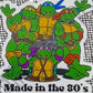 Teenage Mutant Ninja Turtles Sticker TMNT Made in the 80s Decal