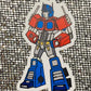 Optimus Prime Stickers Transformers Retro Inspired 80s Cartoon Decal