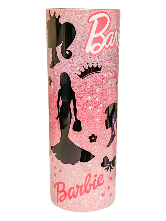 Pretty Pink Barbie Retro Tumbler Hot and Cold Drink Cup