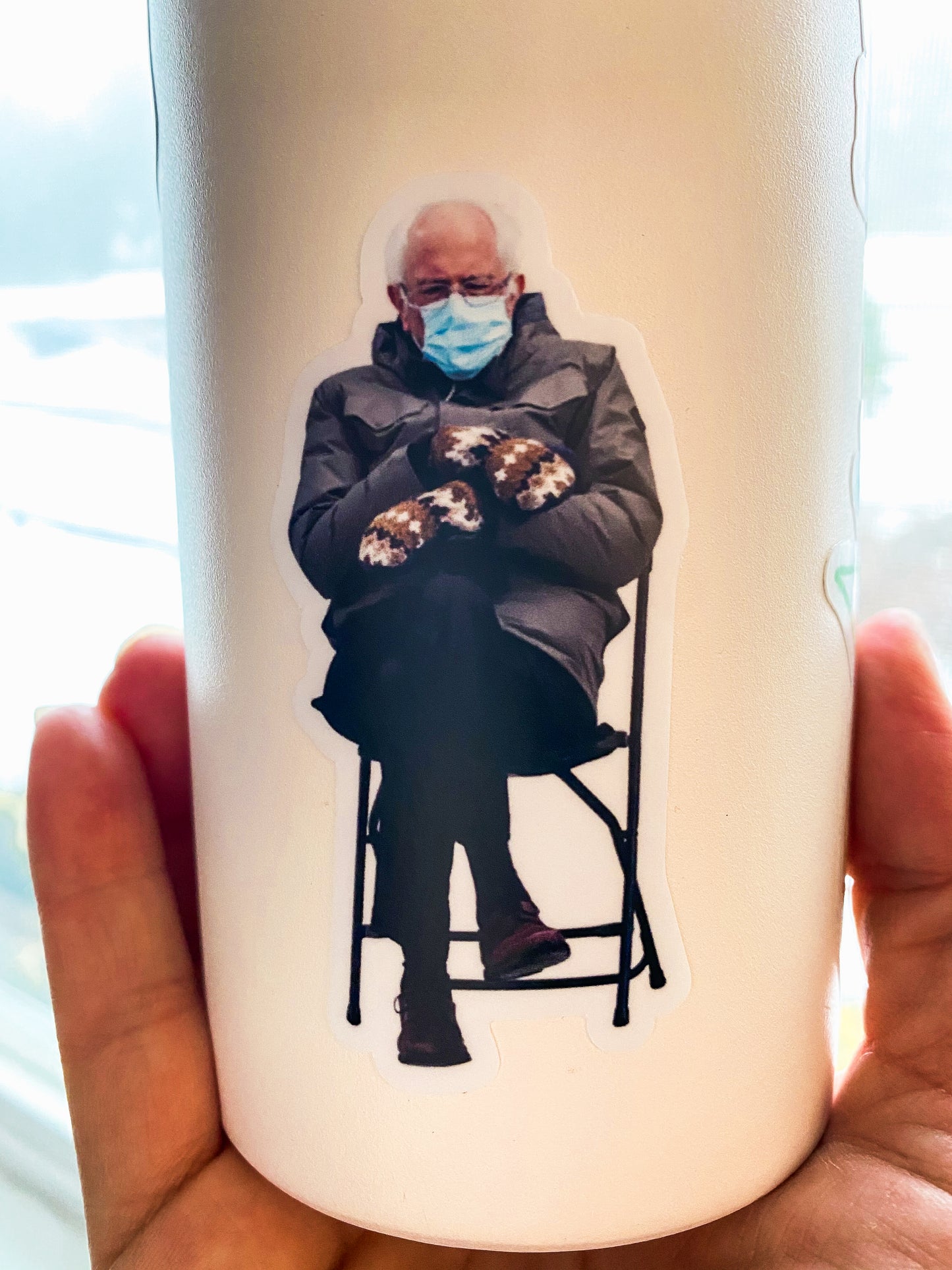 Bernie Sanders Mittens Sticker Bernie Mood Decal