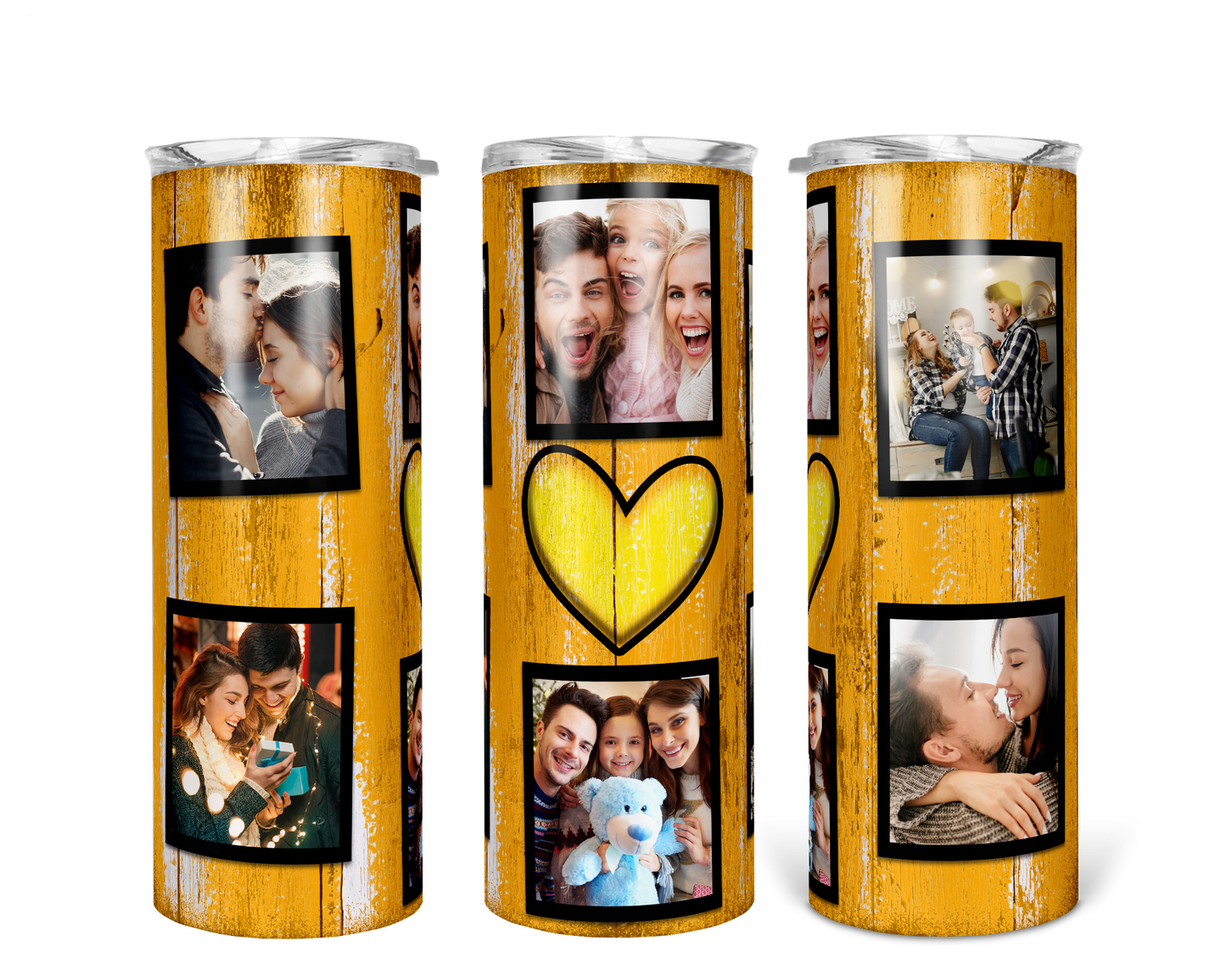 Personalized Picture Frame 20 oz Hot and Cold Double Insulated Drinking Cup