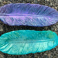 Feather Jewelry Resin Dish Handmade