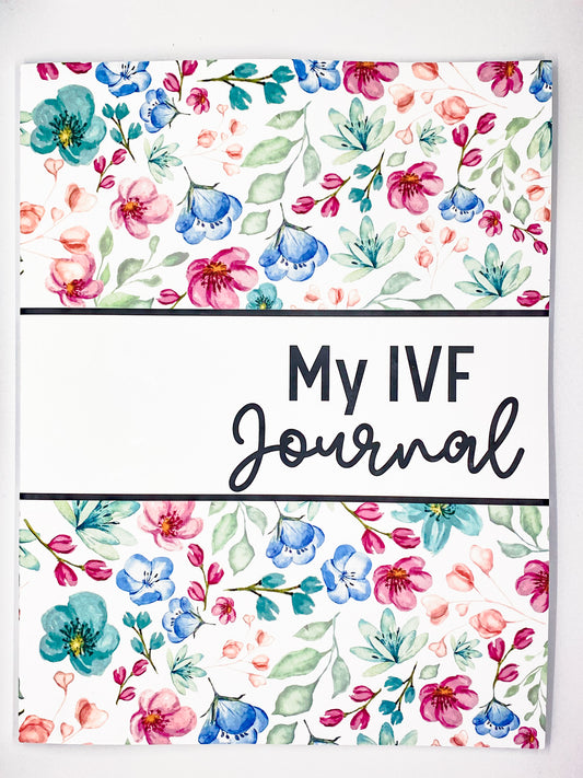 IVF Journal Planner,B&W Complete Ivf Diary, Organize Your In Vitro Fertilization TTC Journey, Medication, Expense, Mood, 2 Full Journals in One