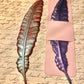 Feather Resin Bookmark