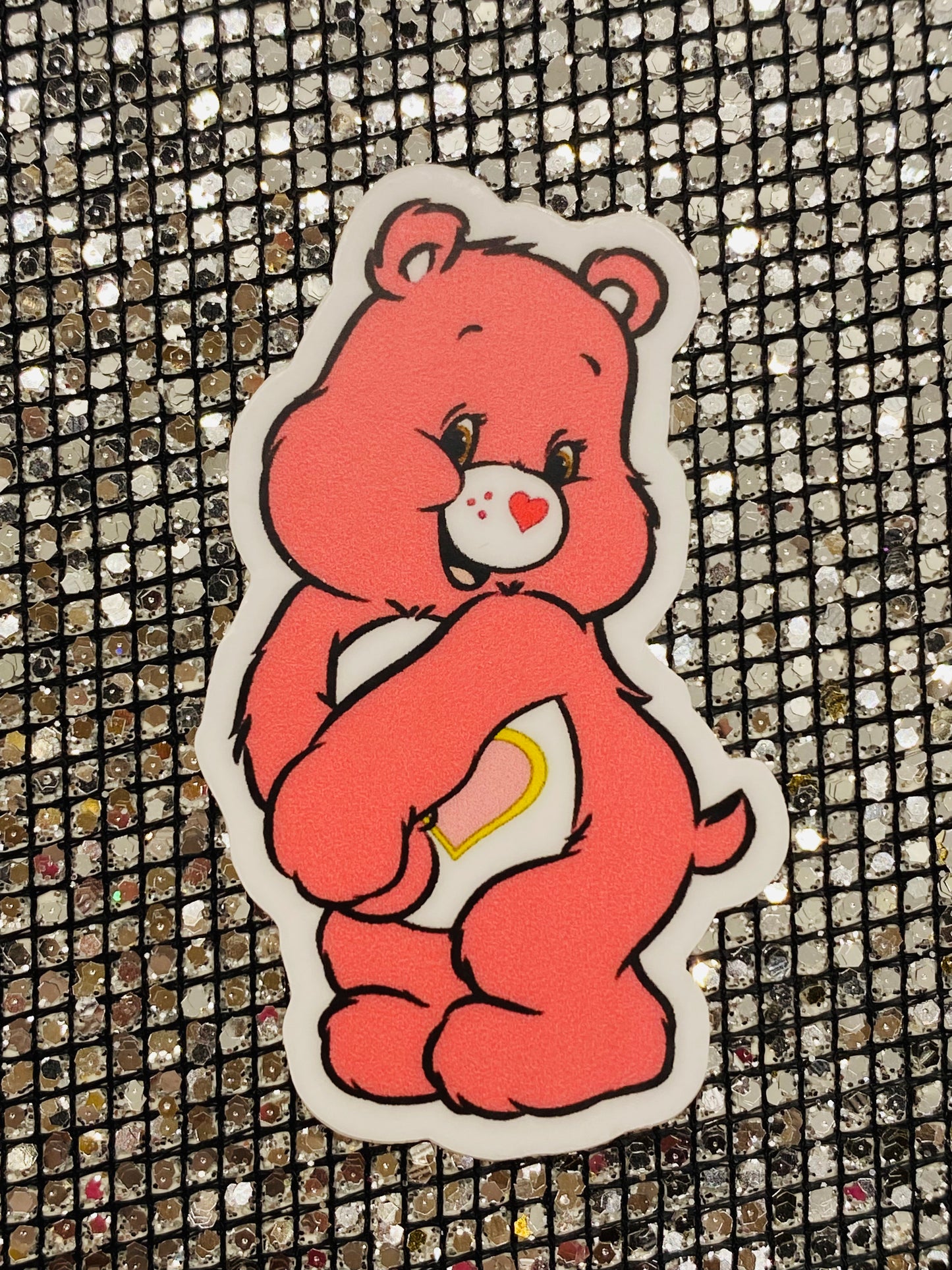 Cheer Bear 80s Care Bear Sticker