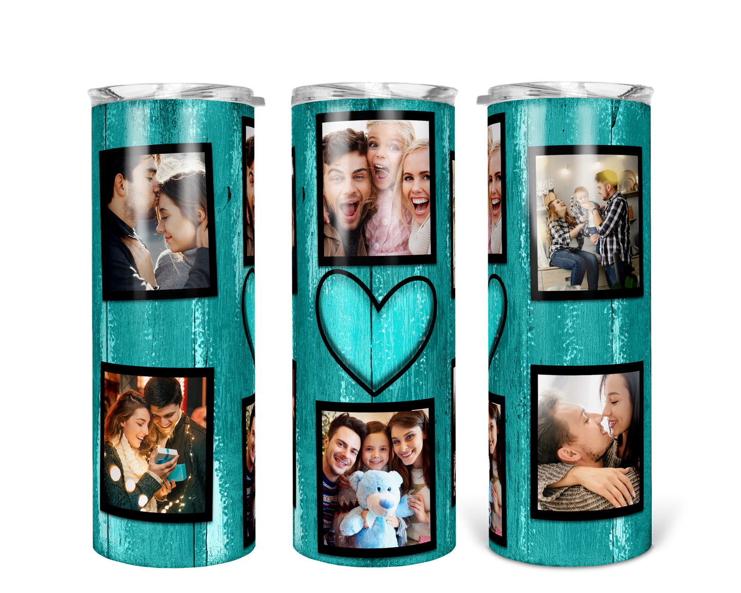 Personalized Picture Frame 20 oz Hot and Cold Double Insulated Drinking Cup