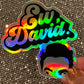 EW David Rose Schitts Creek Holographic Sticker Decal