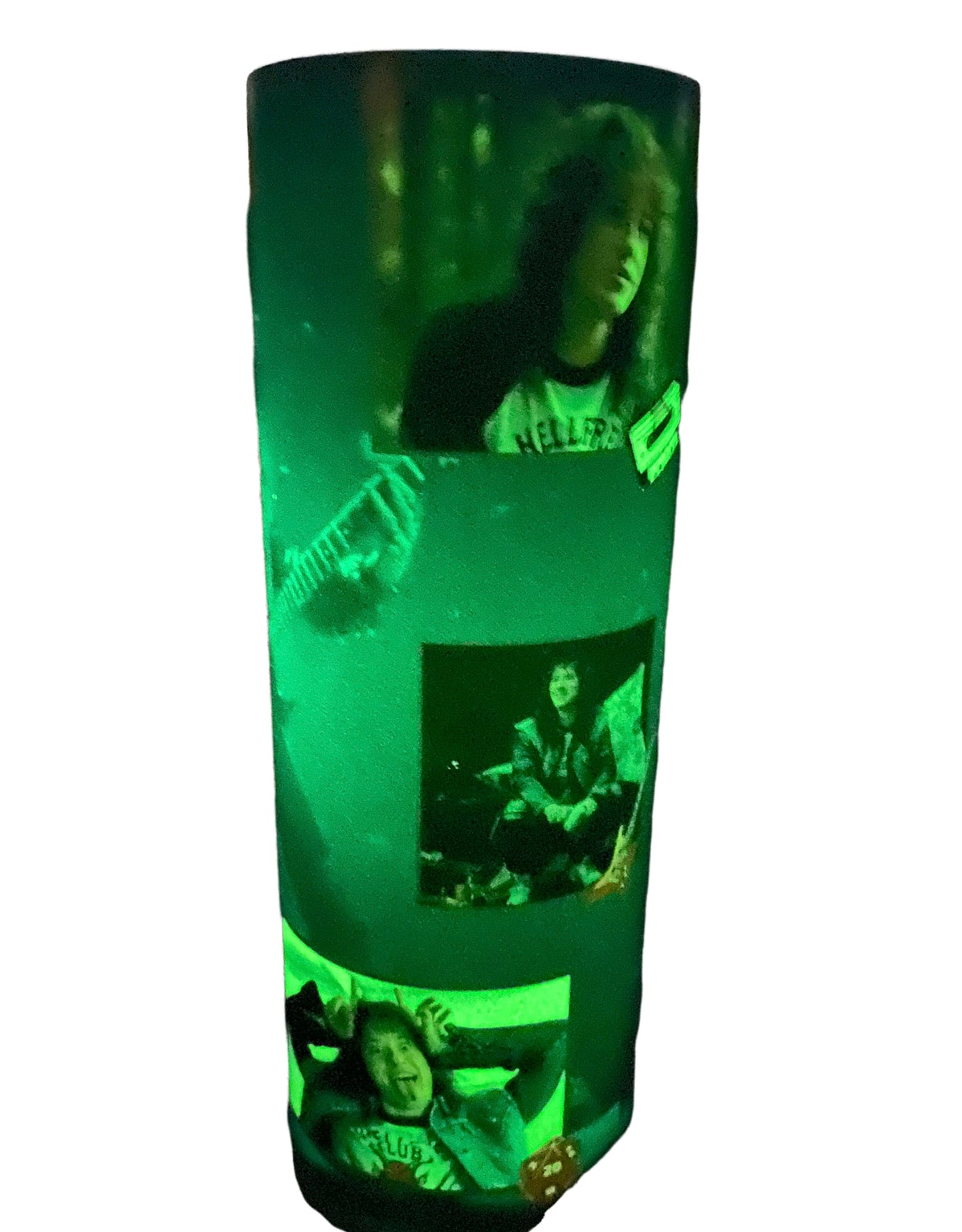 Eddie Munson Tumbler GLOW in the DARK Stranger Things Cup for HOT and COLD Drinks